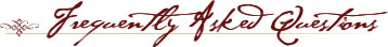 Frequently Asked Questions